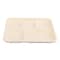 Boardwalk Bagasse PFAS-Free Food Tray, 5-Compartment, 8.26 x 0.98 x 10.9, White, Bamboo/Sugarcane, 500PK TL-15-TBW-NPFA - alternate 5